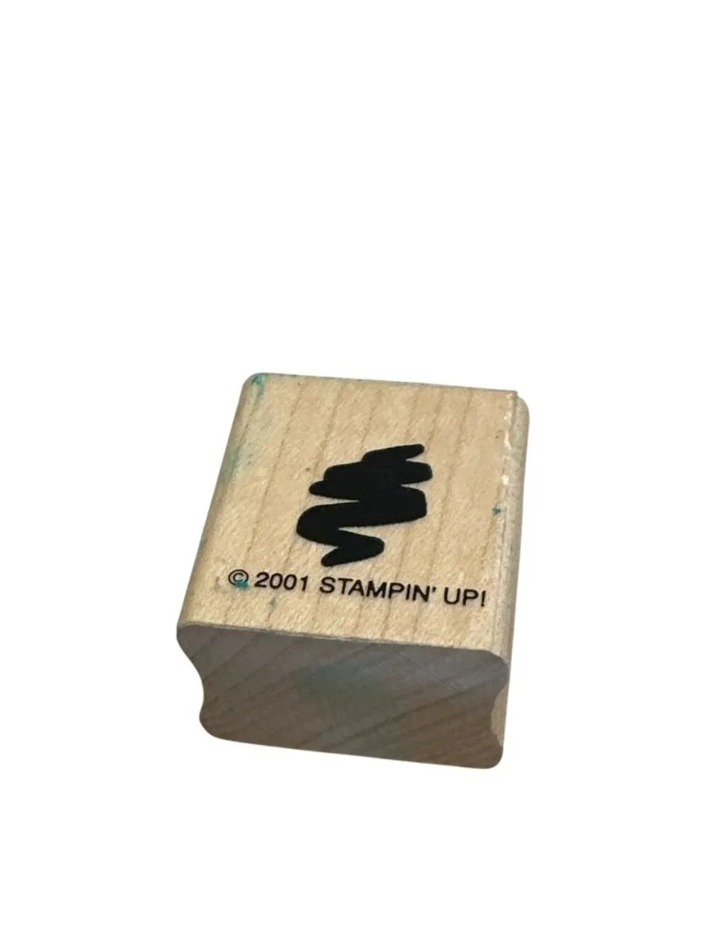 Set Of 6 Stampin Up! Other Rubber Stamps Flower Lips Watering Can Abstract Wood
